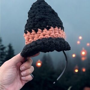 Black Witch Hat Headband